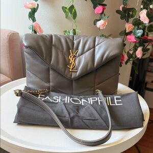 SAINT LAURENT Lambskin Quilted
Toy Loulou Puffer